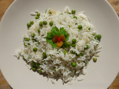 Rizibizi, Rice with Peas