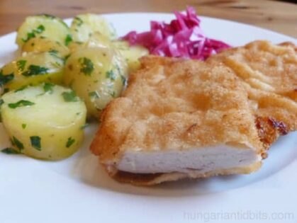 Breaded fried chicken