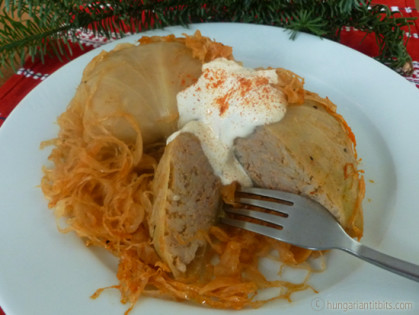 Hungarian stuffed cabbage