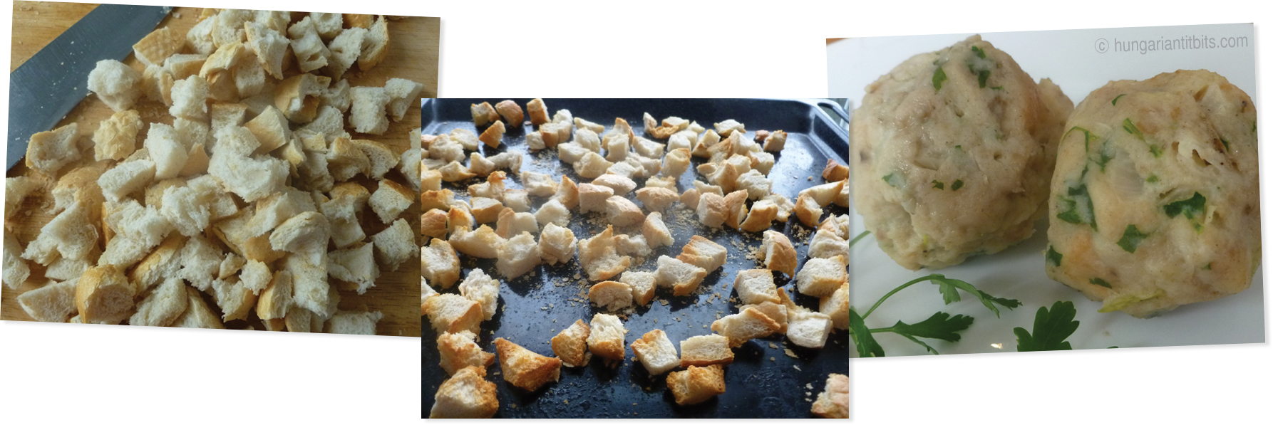 Hungarian Bread Dumplings Hungarian Tidbits