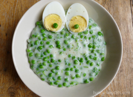 zöldborsófőzelék recept