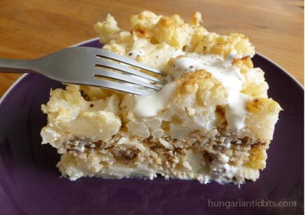 layered cauliflower