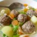 Hungarian liver dumpling broth